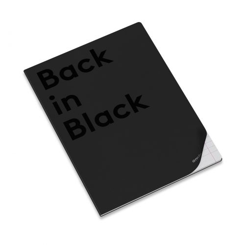 Caderno Agrafado A4 40F 90G Clever Black P , Ambar , 100307830114 , 5601199181607